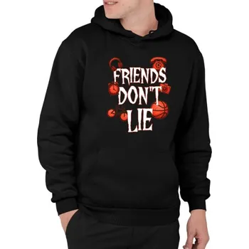 Žertovný předmět Friends don't lie– pro fanoušky seriálu Stranger Things - pánská mikina s potiskem- Tričkový.cz