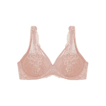 Podprsenka Dámská podprsenka Wild Peony Florale WP - PINK - sv. růžová 1774 - TRIUMPH PINK 90C