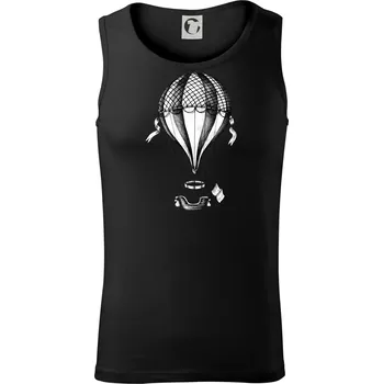 Pánské termoprádlo Horkovzdušný balón kreslený - Tílko pánské Core - M ( Černá )