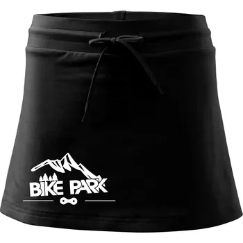 Dámská sukně Bike park hory - Sportovní sukně - two in one - M ( Černá )