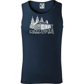 Chalupář srub - Tílko pánské Core - 2XL ( Námořní modrá (velmi tmavá - téměř černá) )