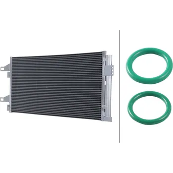 Výparník klimatizace Kondenzátor, klimatizace HELLA 8FC 366 220-571