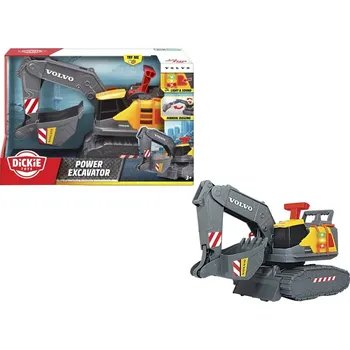 autíčko Dickie Toys VOLVO stavební bagr se světly a zvuky 30 cm