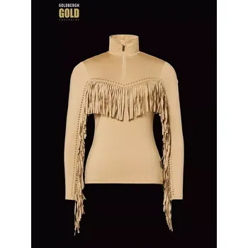 Cyklistické kalhoty Dámské triko Goldbergh Whisper Ski Pully Caramello