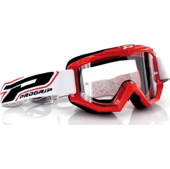 Motocyklové brýle Brýle Progrip - červená