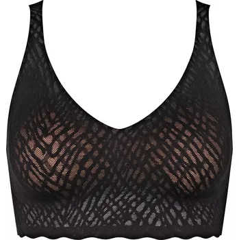 Podprsenka Dámská podprsenka ZERO Feel Bliss Bralette - BLACK - černá 0004 - SLOGGI BLACK XXL