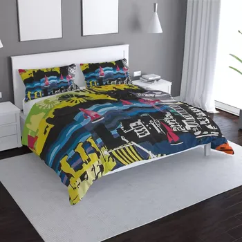 Povlečení Sablio Povlečení Malba - 140x220 / 90x70