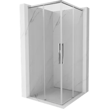 Mexen Rox Duo sprchový kout posuvný 110 x 110 cm, transparentní, chrom - 8C2D-110-110-01-00 Sprchové kouty