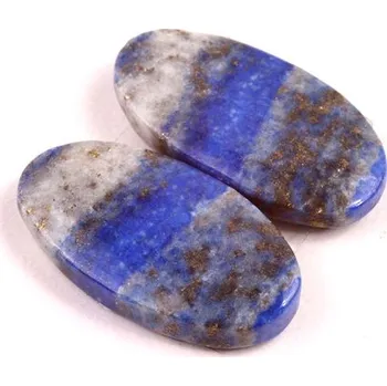 Přírodní kámen Kabošony páry Lapis Lazuli č.P749 (25x14x5mm)