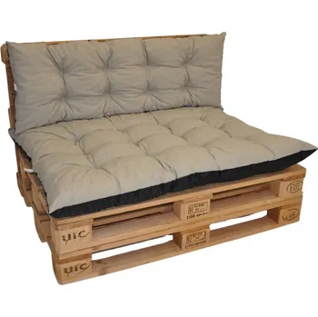 Podsedák Axin Trading s.r.o. Polstry na paletový nábytek sada Basic - látka tmavě béžový melír