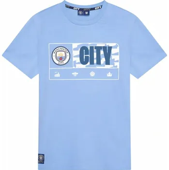 Pánské tričko MANCHESTER CITY FC Tričko Manchester City Home 24/25, modré, bavlna Velikost: XXL