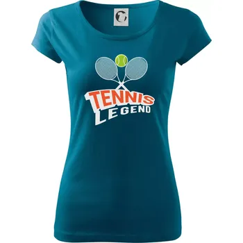 Dámské tričko Tennis legend - Dámské triko Pure - 2XL ( Petrolejová )
