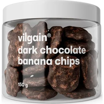 Vilgain Banánové plátky v hořké čokoládě – 150 g