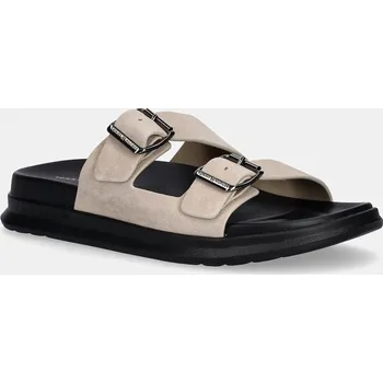 Oblečení a móda Semišové pantofle Tommy Hilfiger D DENSITY HILFIGER SDE SAND FM0FM05413 béžová 12X, EUR 43