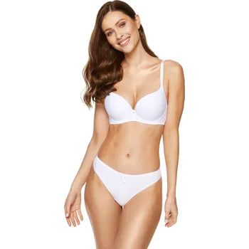 Kalhotky Dámské tanga GORTEKS Carla smooth thong WHITE 46