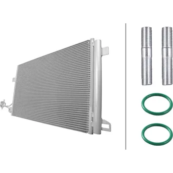 Výparník klimatizace Kondenzátor, klimatizace HELLA 8FC 366 221-411