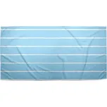 Sablio Ručník Bílé linky na modré - 30x50 cm