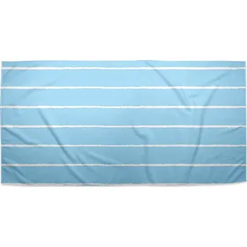 Osuška Sablio Ručník Bílé linky na modré - 30x50 cm