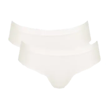 Dámské spodní prádlo Dámské kalhotky GO Casual Hipster 2P - WHITE - bílé 00GZ - SLOGGI WHITE XXL