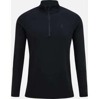 Pánské tričko TERMO PRÁDLO PEAK PERFORMANCE M MAGIC HALF ZIP BLACK