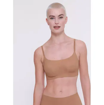 Podprsenka Dámská podprsenka ZERO Feel 2.0 Ultra Bra - BROWN - sv. hnědá 00CM - SLOGGI BROWN XL2