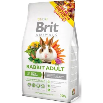 Krmivo pro hlodavce Brit Animals RABBIT ADULT Complete 300 g