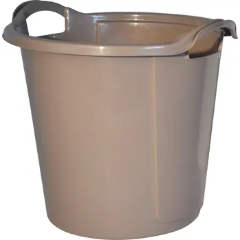 Odpadkový koš Moser Plastový kulatý koš, s uchy, výška: 360 mm, průměr: 400 mm