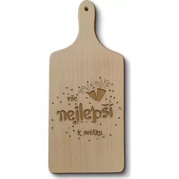 Kuchyňské prkénko Sablio Prkénko Vše nejlepší k svátku