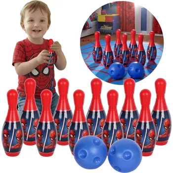 Kuželka Spiderman - Mini Bowling | Kuželky Spiderman pro děti - 10 ks