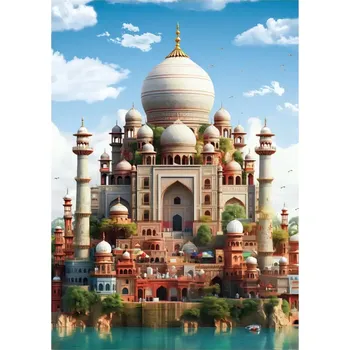 Puzzle Puzzle Tádž Mahal 1500 dílků od Anatolian