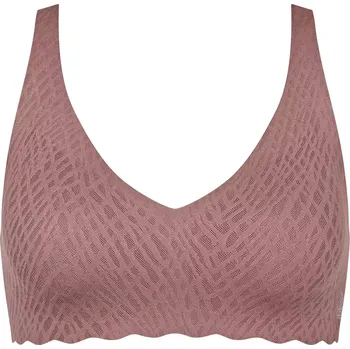 Podprsenka Dámská podprsenka ZERO Feel Bliss Soft bra - BROWN - hnědá 1141 - SLOGGI BROWN S2