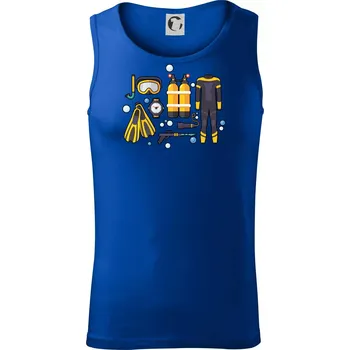 Potápěčská výzbroj - Tílko pánské Core - M ( Královská modrá )