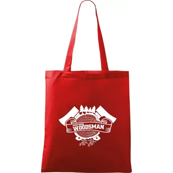 Nákupní taška Hard Work Woodsman - Taška bavlněná - 42 x 38 cm ( Červená )