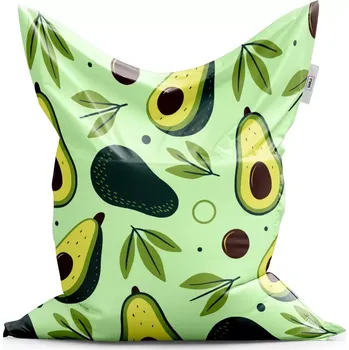 Sedací pytel Sablio Sedací vak Classic Kreslené avokádo - 150x100 cm