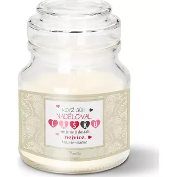 Svíčka Sablio Svíčka Když Bůh naděloval lásku - 120 g