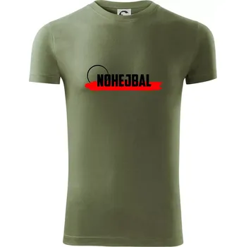 Nohejbal nápis - Viper FIT - Pánské zůžené tričko - XL ( Khaki )