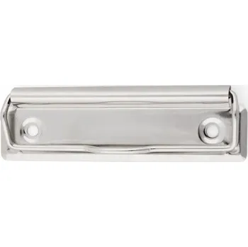 Klip k deskám - stříbrný, 10 cm, ks