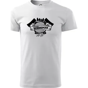 Hard Work Woodsman - Triko extra velké (5-8XL) - 6XL ( Bílá )