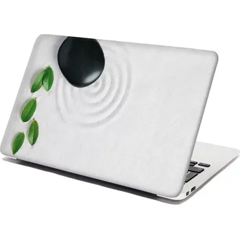 samolepka Sablio Samolepka na notebook Listy a kámen - 38x26 cm