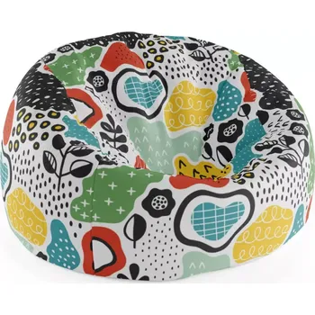 Sedací pytel Sablio Sedací vak Cocoon Dětské malování - 75 x 45 x 35 cm