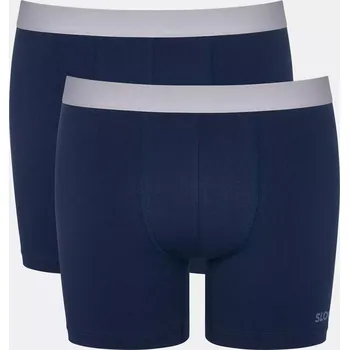 Boxerky Pánské boxerky GO ABC 2.0 Short 2P - BLUE - modré 00RA - SLOGGI BLUE XL
