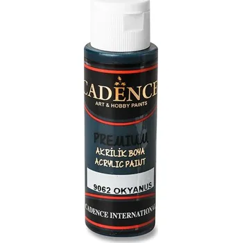 Výtvarná barva Akrylové barvy Cadence Premium, 70 ml - mořská modř