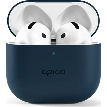 Pouzdro na mobilní telefon Silikonové pouzdro Epico pro AirPods 4, modrá