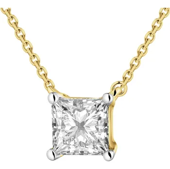 Náhrdelník Náhrdelník ze žlutého zlata s laboratorním diamantem - 0,51 ct - ryzost 585 - 504.104