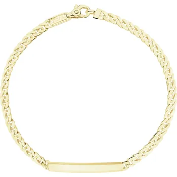 Náramek Zlatý náramek s destičkou - AP543-4858