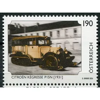 Poštovní známka Österreich post (2024) MiNr. 3812 ** - Rakousko - Citroën Kégresse P15N (1928), poštovní autobus