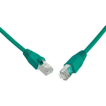 Síťový kabel Solarix SFTP CAT6 0.5m snag proof zelená (C6-315GR-0,5MB)