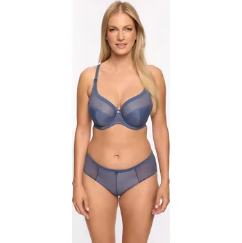 Podprsenka Modrá polovyztužená podprsenka bez kostic Gaia Sonia, modrá 70H i384_61985942