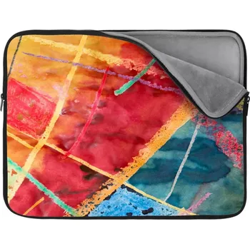 pouzdro na notebook Sablio Obal na notebook Barevné čáry - 17"