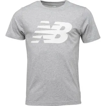 Pánské tričko Pánské triko New Balance CLASSIC NB TEE 2XL Šedá, Bílá